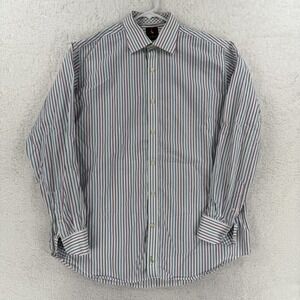 Tailorbyrd Shirt Mens XL Multicolor Stripe Long Sleeve Button Up Casual Cotton